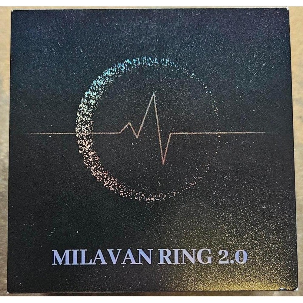 MILAVAN RING 2.0 SMART RING SIZE 10 USB CHARGING MAGNETIC IP68 WATERPROOF